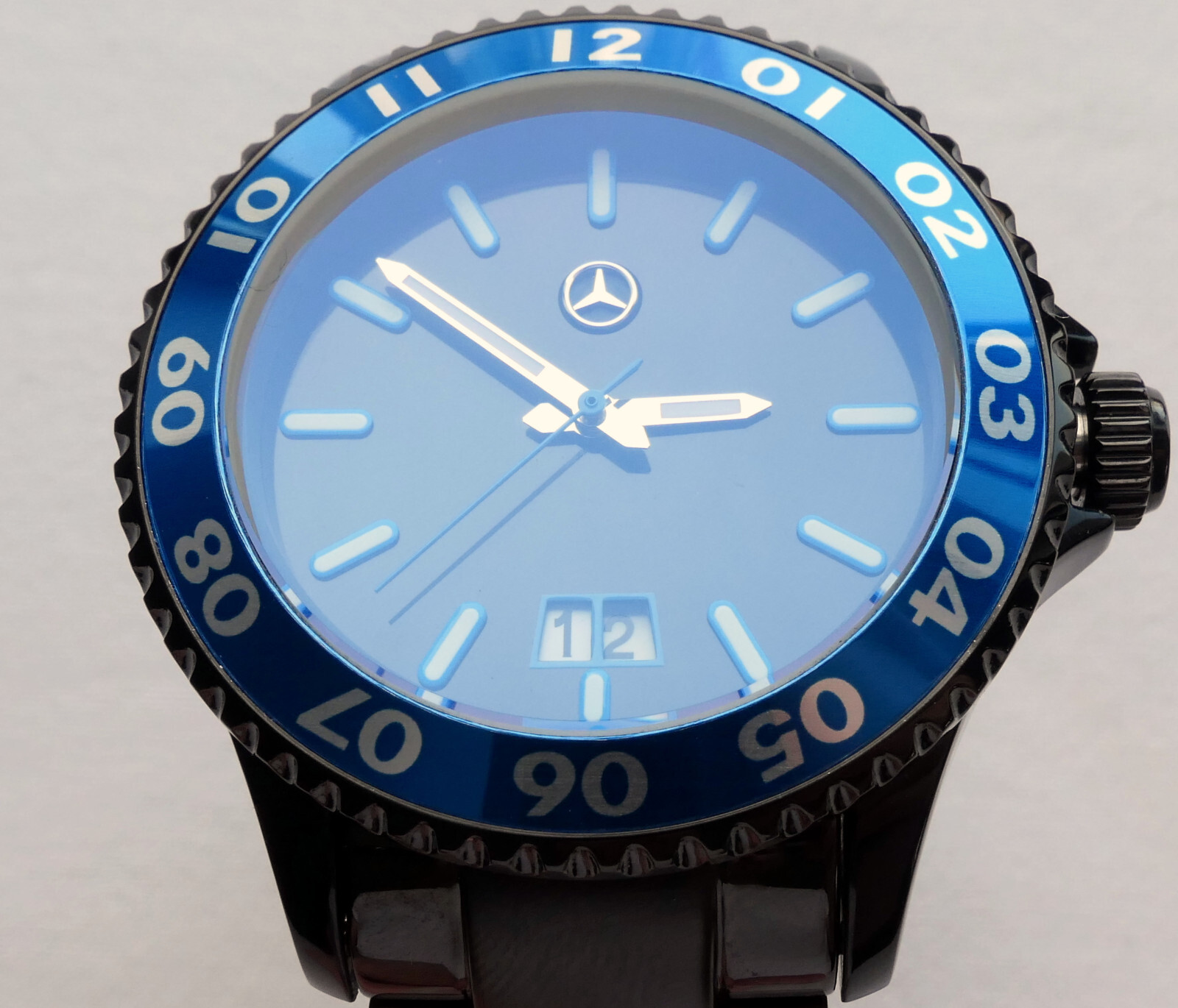 Mercedes Benz Motorsport AMG DTM Racing Black Edition GMT Design Sport Watch