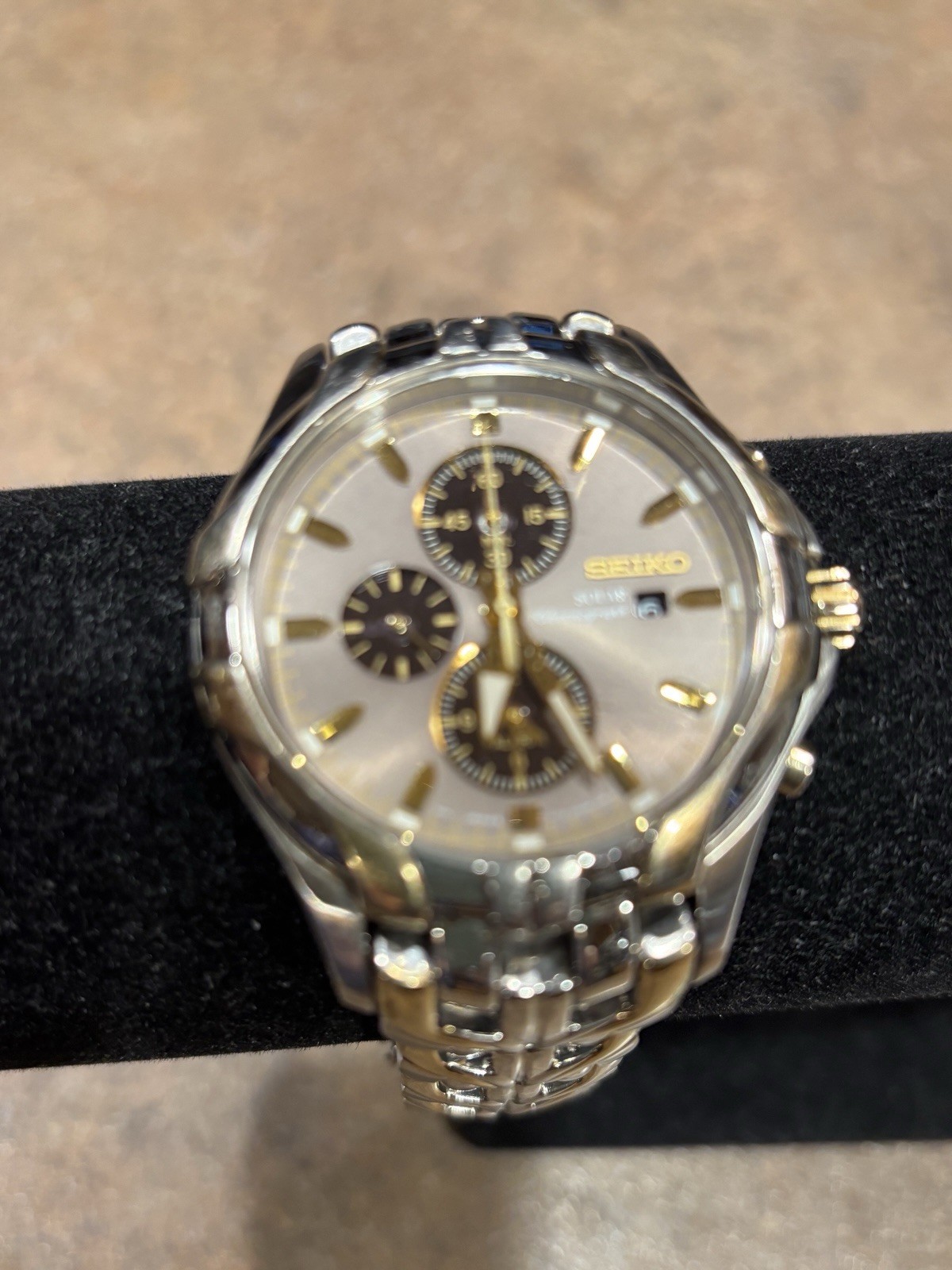 Seiko #SSC138 Solar Powered Alarm Chronograph w/new capacitor on Nov. 2025