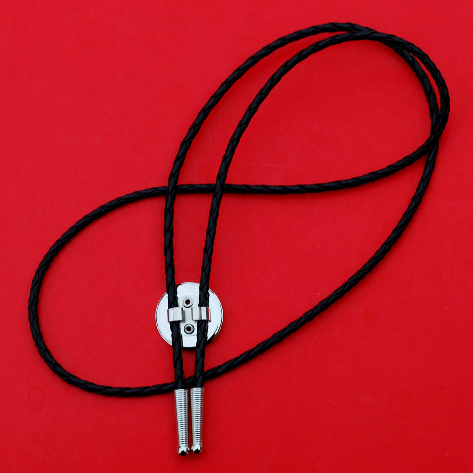 US 1999 ~ 2009 50 States, DC and Territories Quarter 36″ Black Cord Bolo Tie NEW