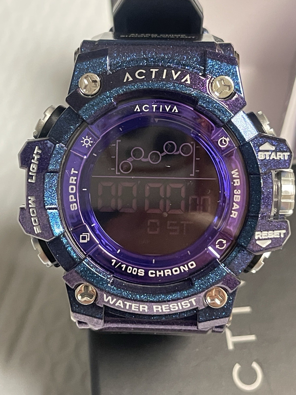 – Activa X InvictaDigital Unisex Watch – 50mm,Iridescent, Purple new
