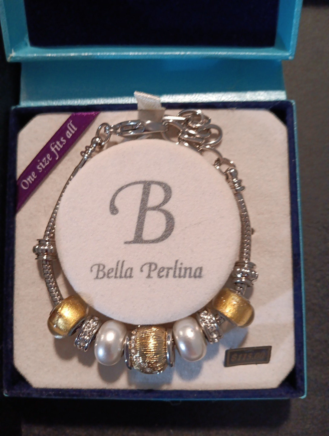 Bella Perlina Bracelet With Charms