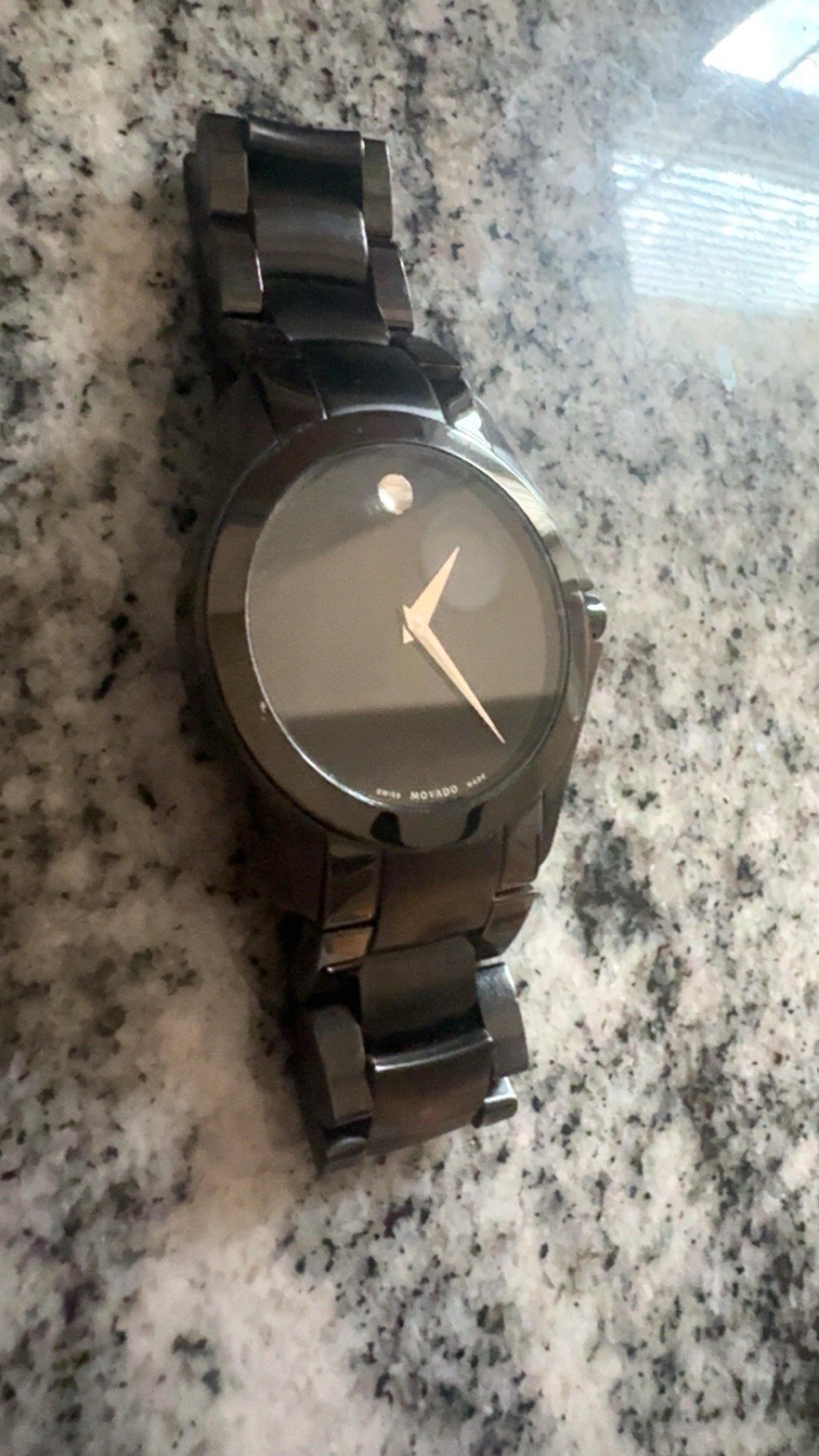 Movado Sapphire Black Dial Men’s Watch 0607179