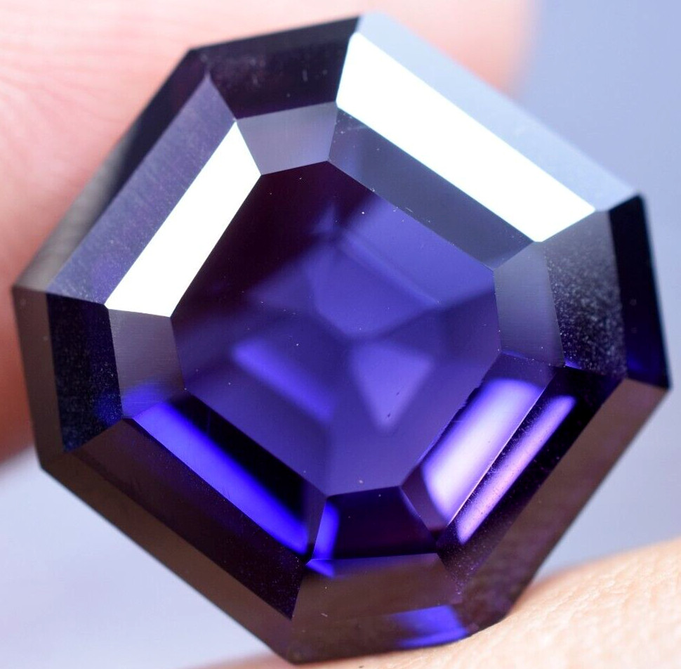 RARE Natural Purple-Blue Tanzanite 18.55 CT IF Certified Flawless Loose Gemstone