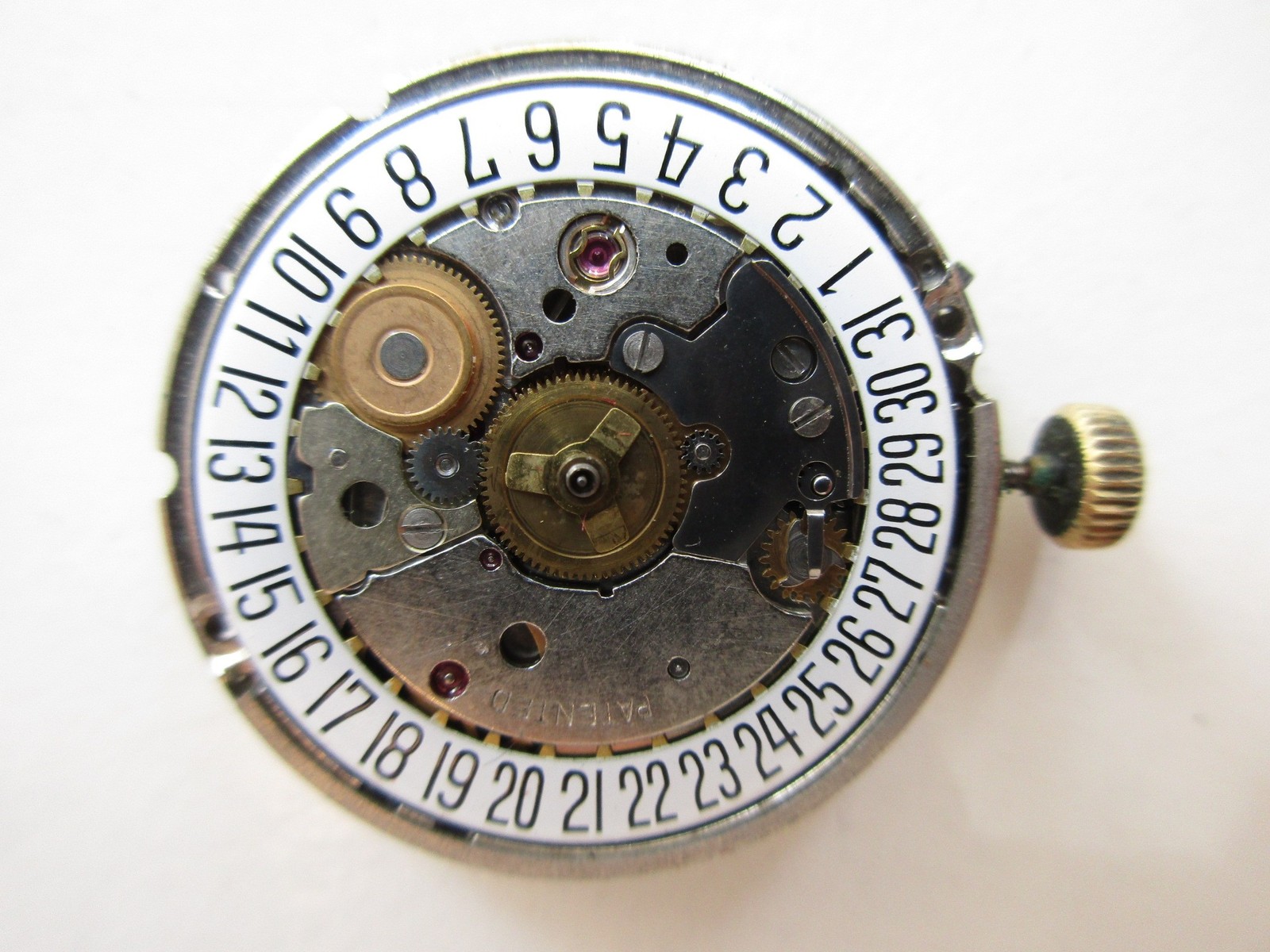 ETA cal. 2783 Swiss automatic watch movement – white date at 6 – running