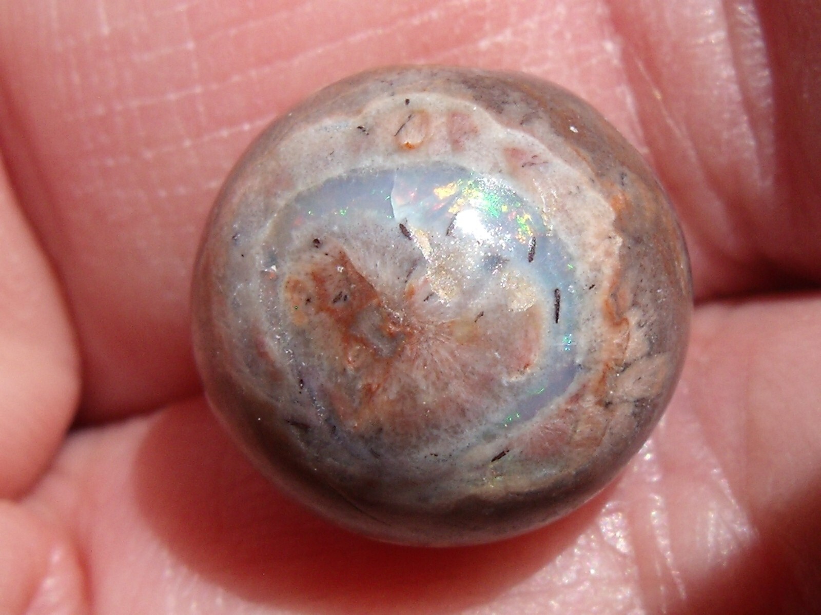 13.11 Ct. Mexican Cantera fire opal bead