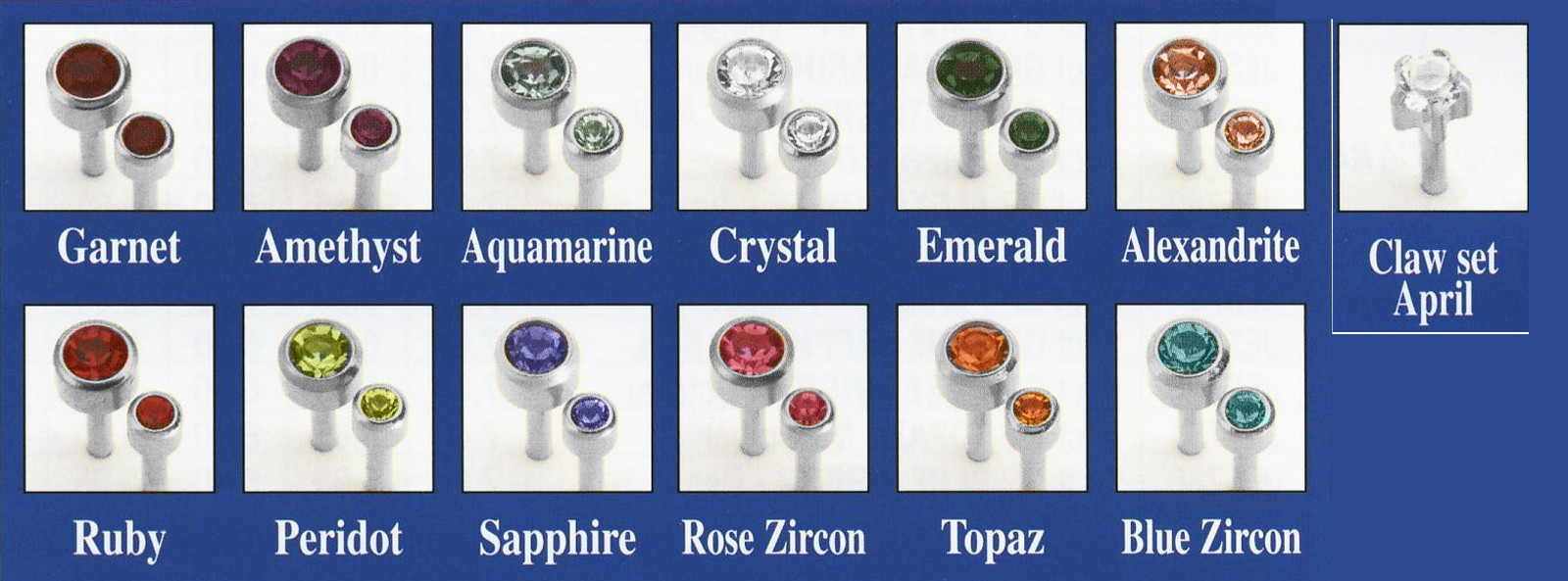 Birthstone STERILE 24K GOLD over Surgical Steel Ear Piercing Earrings Studs BABY
