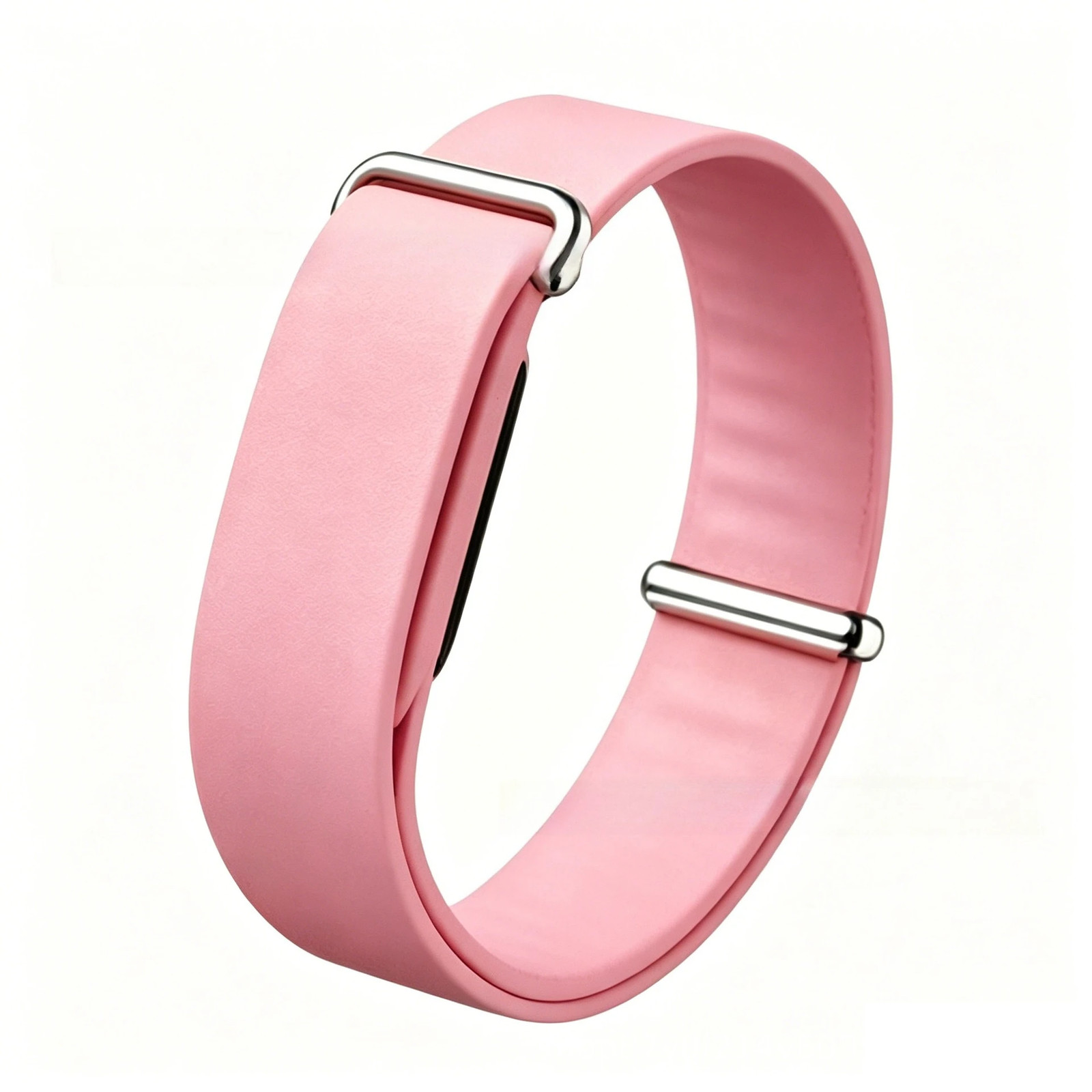 Sports Silicone Strap Fitbit Air Rubber Metal Ring Bracelet Band Loop Wristband