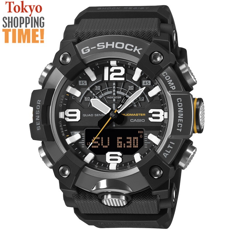 Casio G-Shock Mudmaster GG-B100XMB-1AJF Bluetooth Quad Sensor Carbon Men Watch