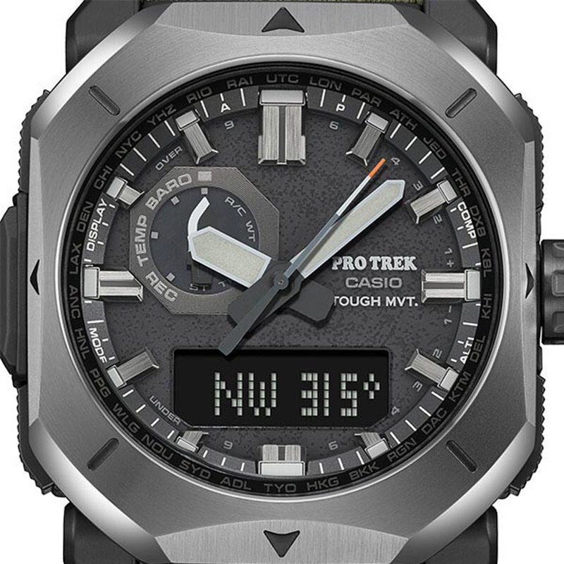 CASIO PRO TREK PRW-6900YB-3JF CORDURA Band Radio Solar Analog Digital Men Watch