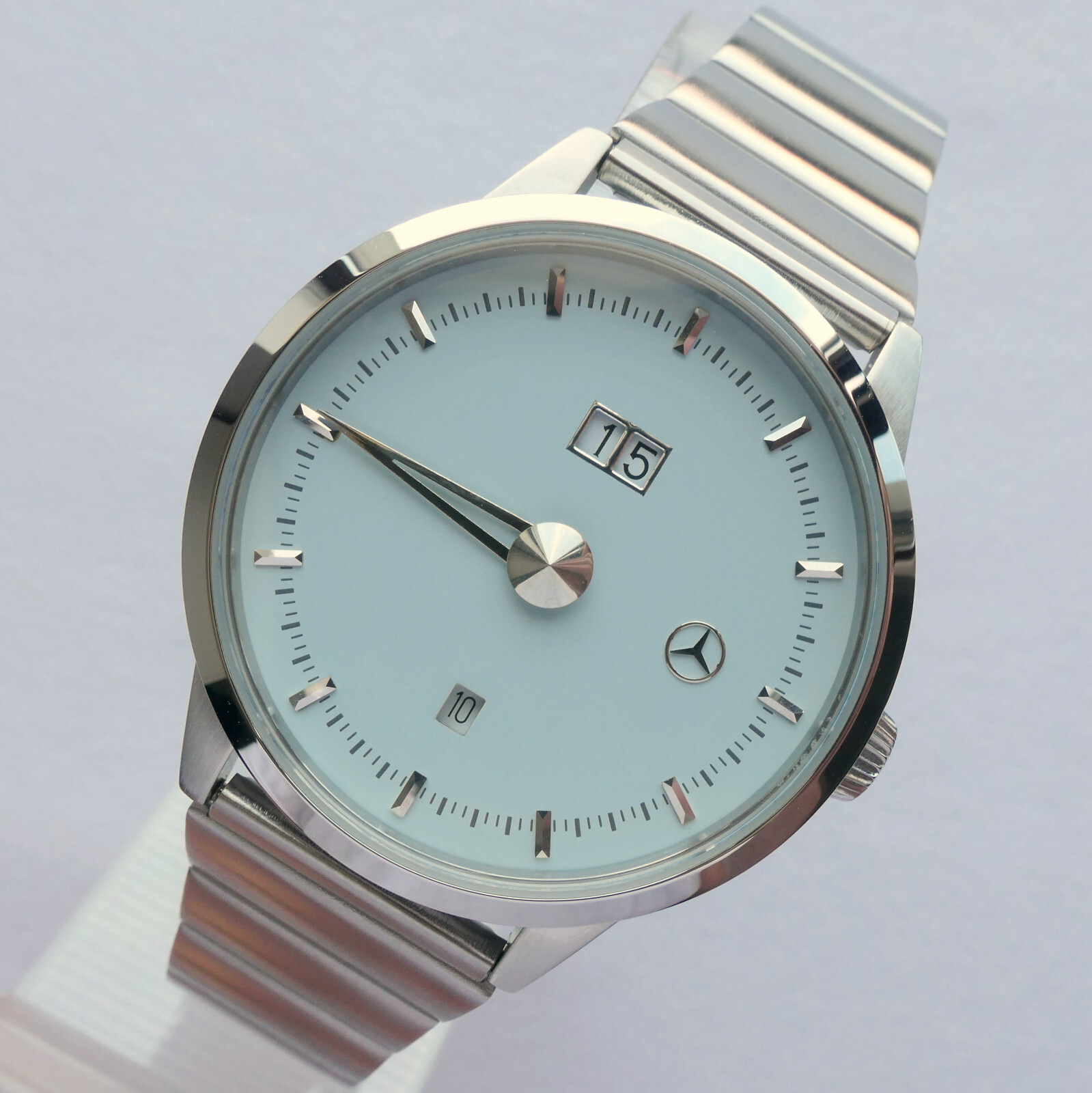 Mercedes Benz Classic Car Accessory Art Deco Retro Design Single One Hand Watch