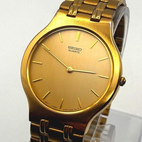 Seiko SEIKO 5y94-7020 Men’s Vintage Round Watch (Working Condition)