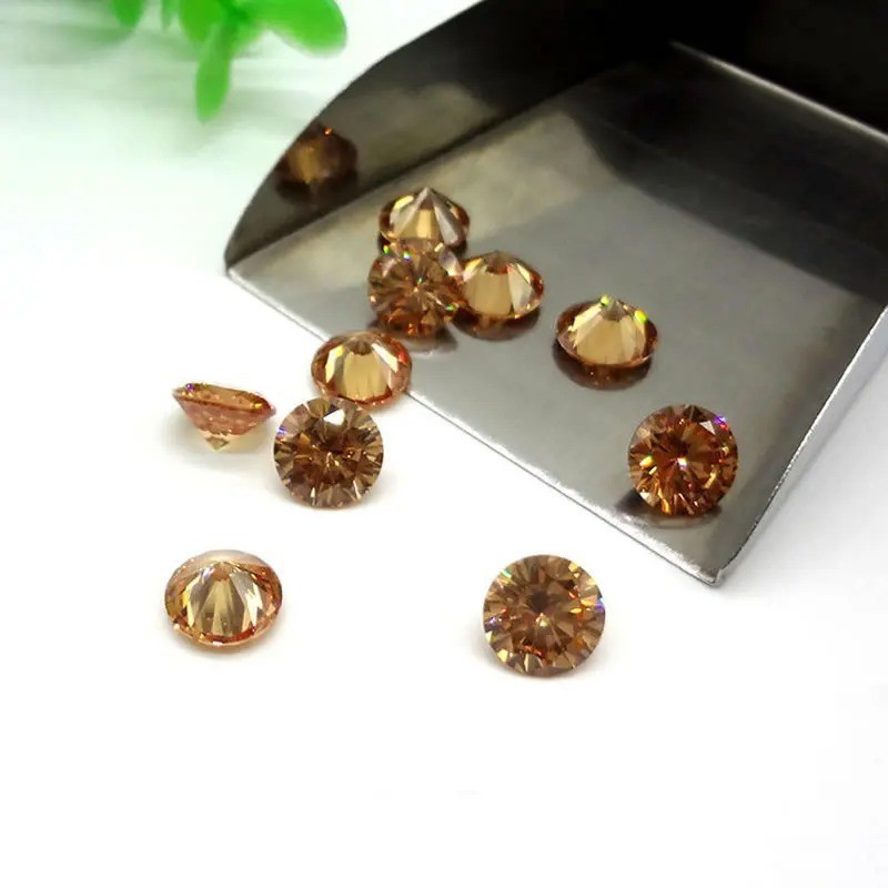 Round Cut 5A Cubic Zirconia Stone Mix Colors 15 Loose CZ Stones Synthetic Gems.