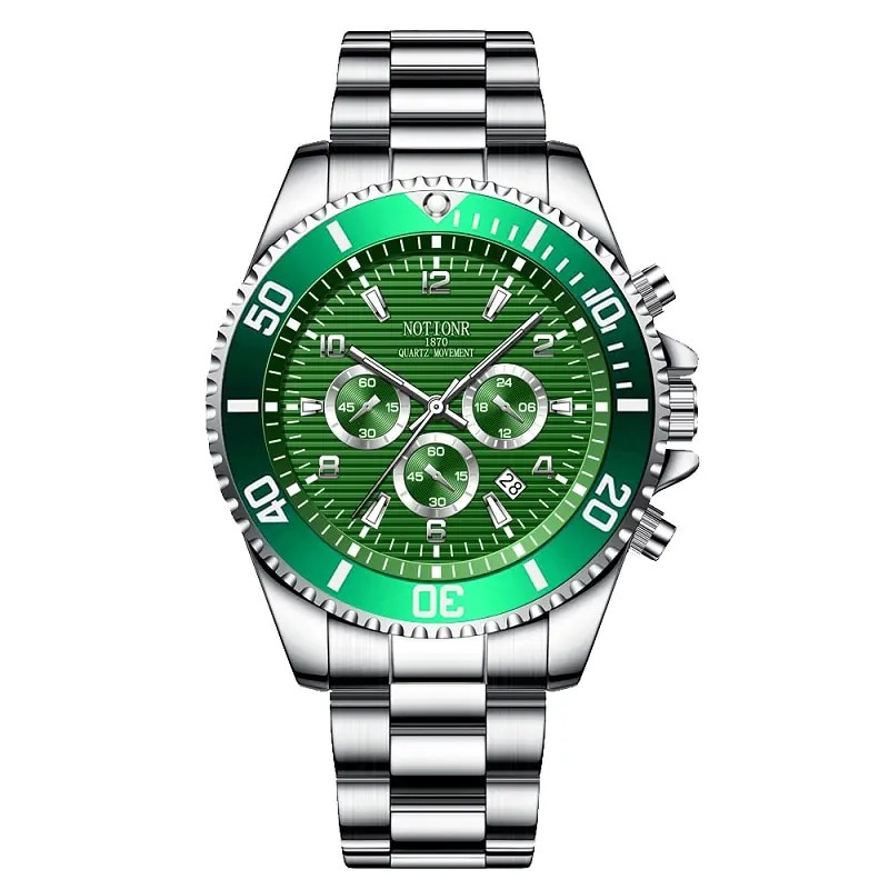 Men’s Sports Quartz Wristwatch – Luminous Business Timepiece