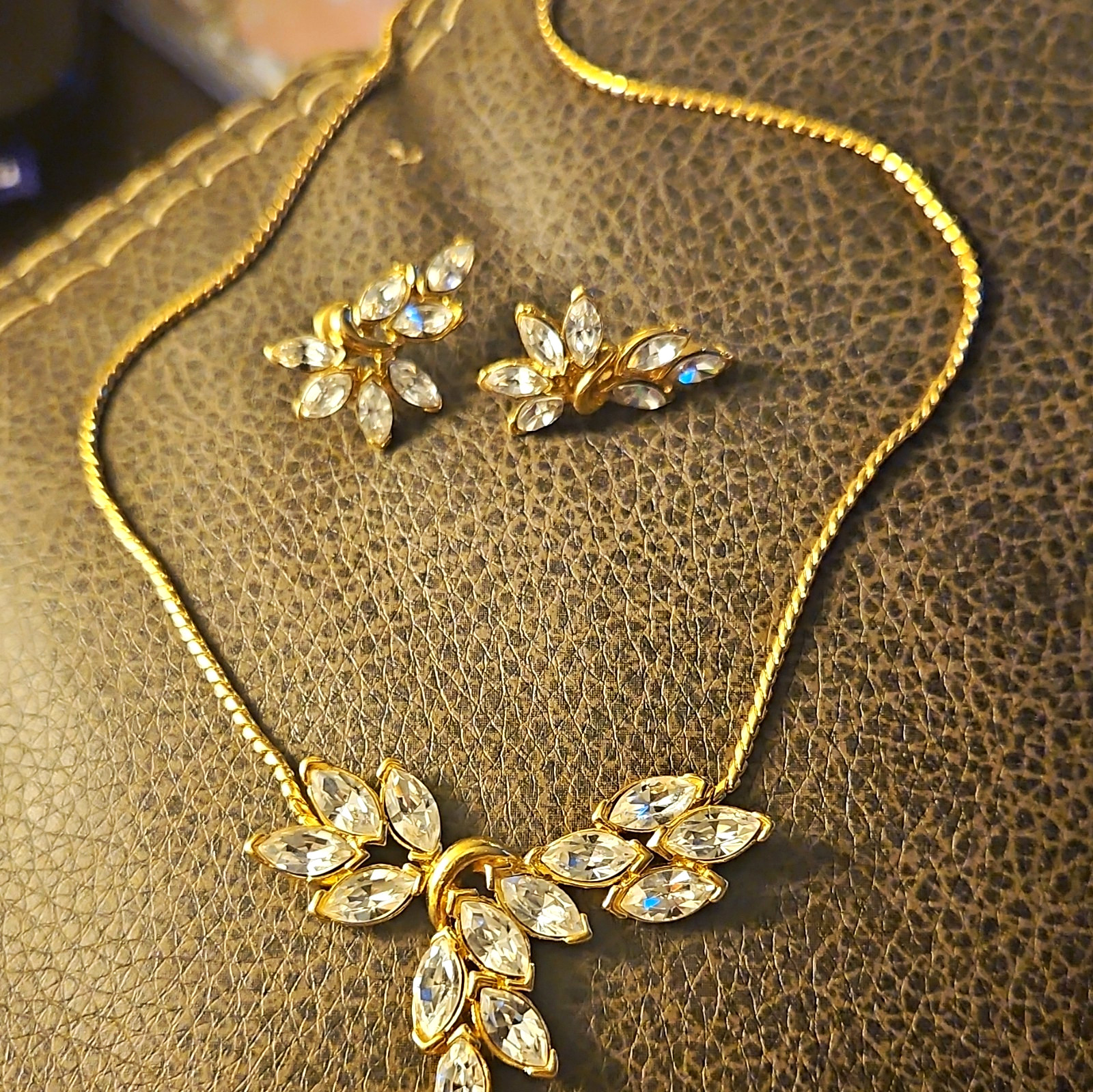 Trifari Set. Includes Beautiful Earings. Never Worn.