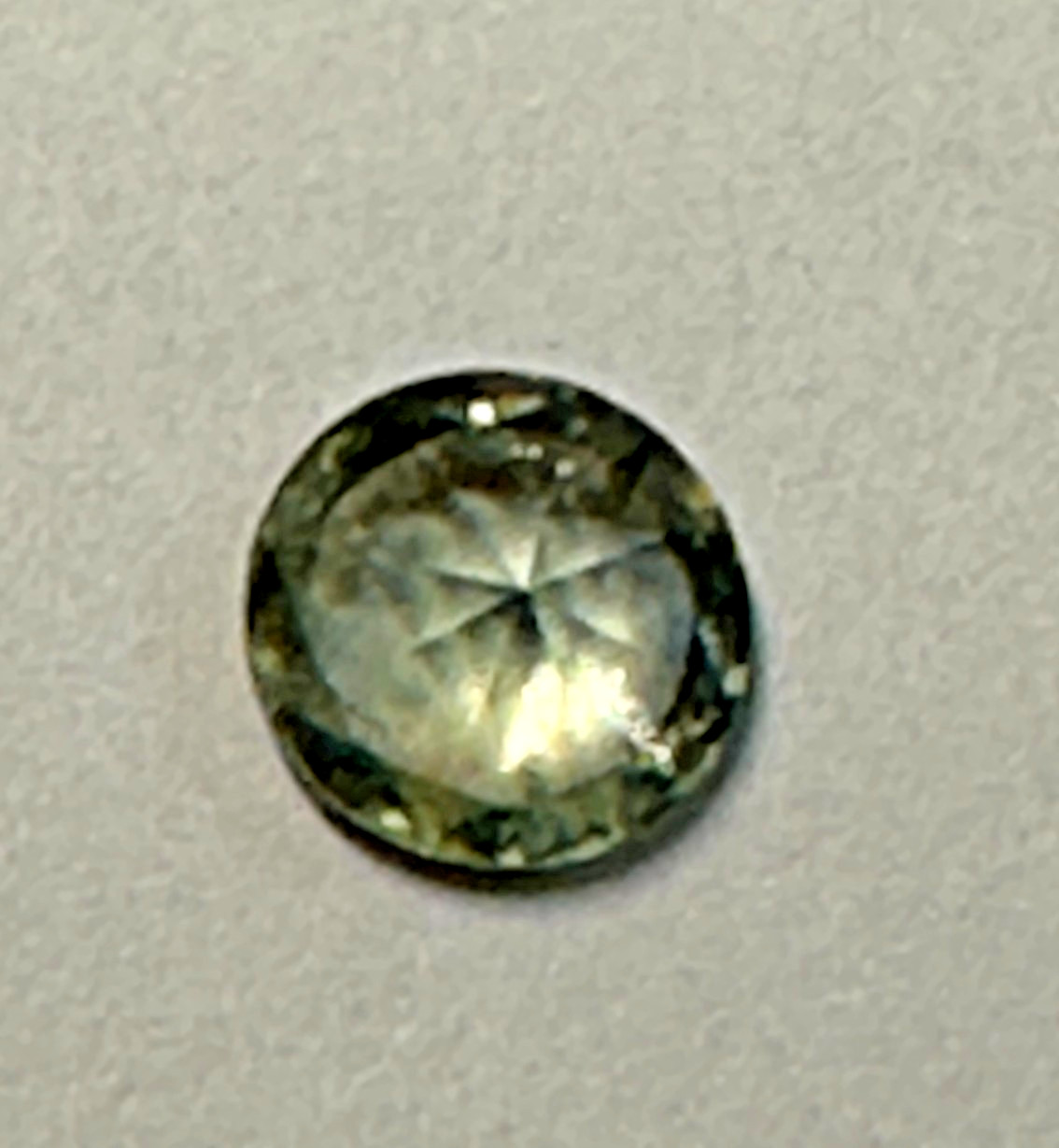 Genuine MONTANA BLUE GREEN SAPPHIRE Round .60ct, 5. mm, 3.0mm Gemstone #55
