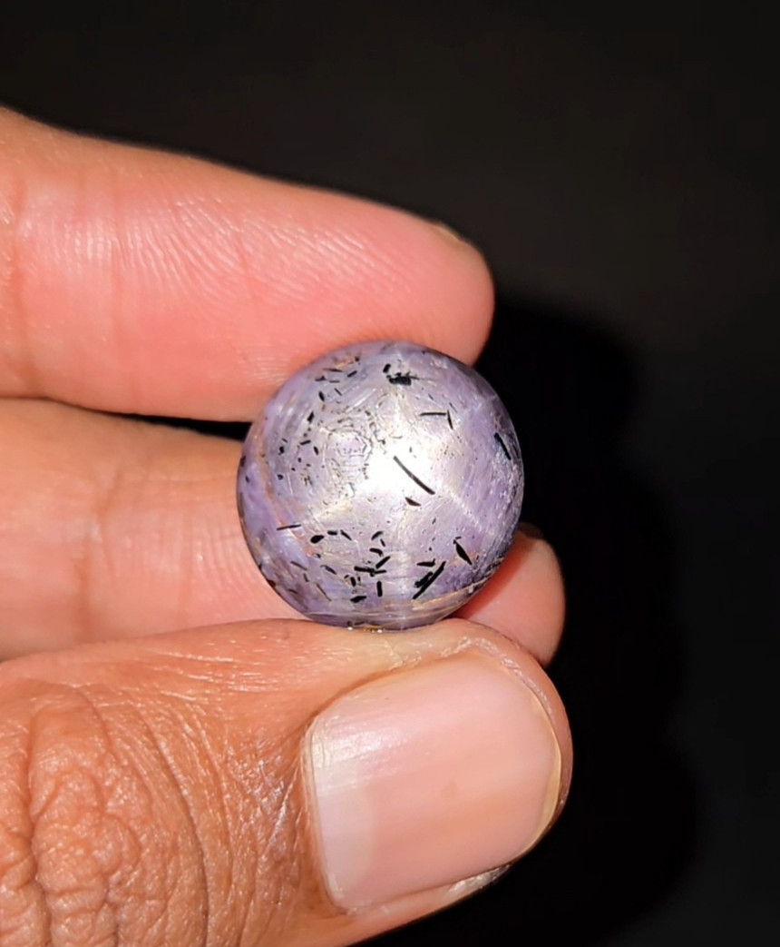 Natural Star Sapphire Cabochon 31.00 ct Purple untreated loose gemstone Oval