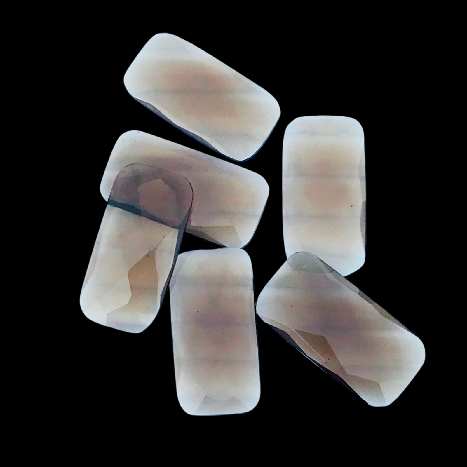 20 Pcs Faceted Smoky Hydro Quartz Loose Gemstone -6x8mm-10x20mm Approx.