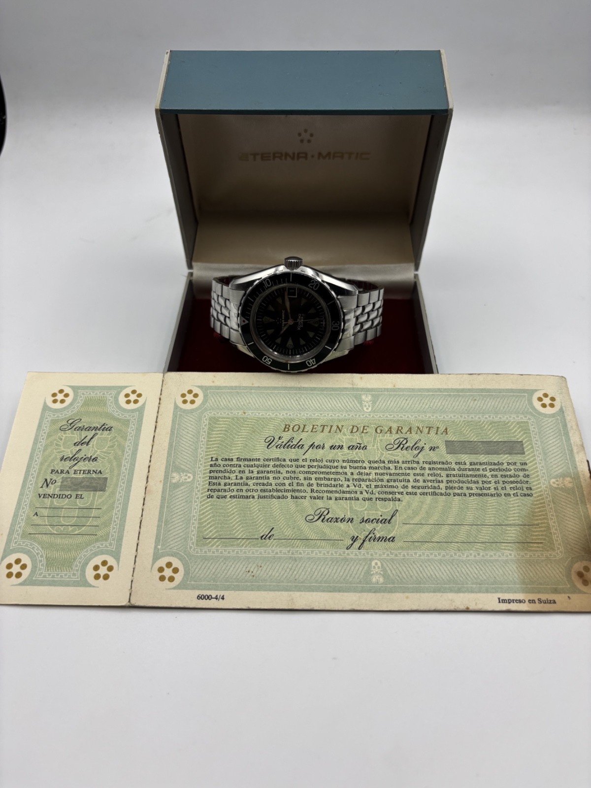 *ULTRA RARE FULL SET* Eterna-Matic KonTiki Super 130 FTP-3 Gay Freres bracelet