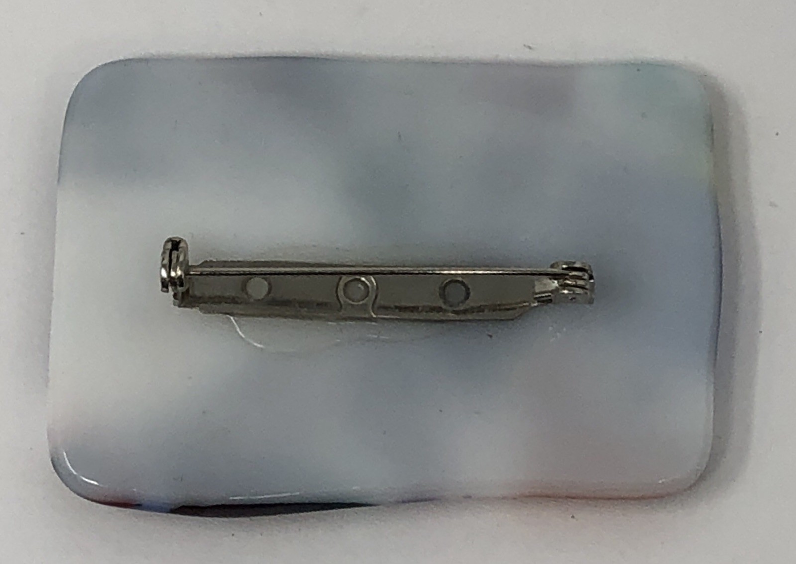 Dichroic Glass Brooch Pin Handcrafted Artisan