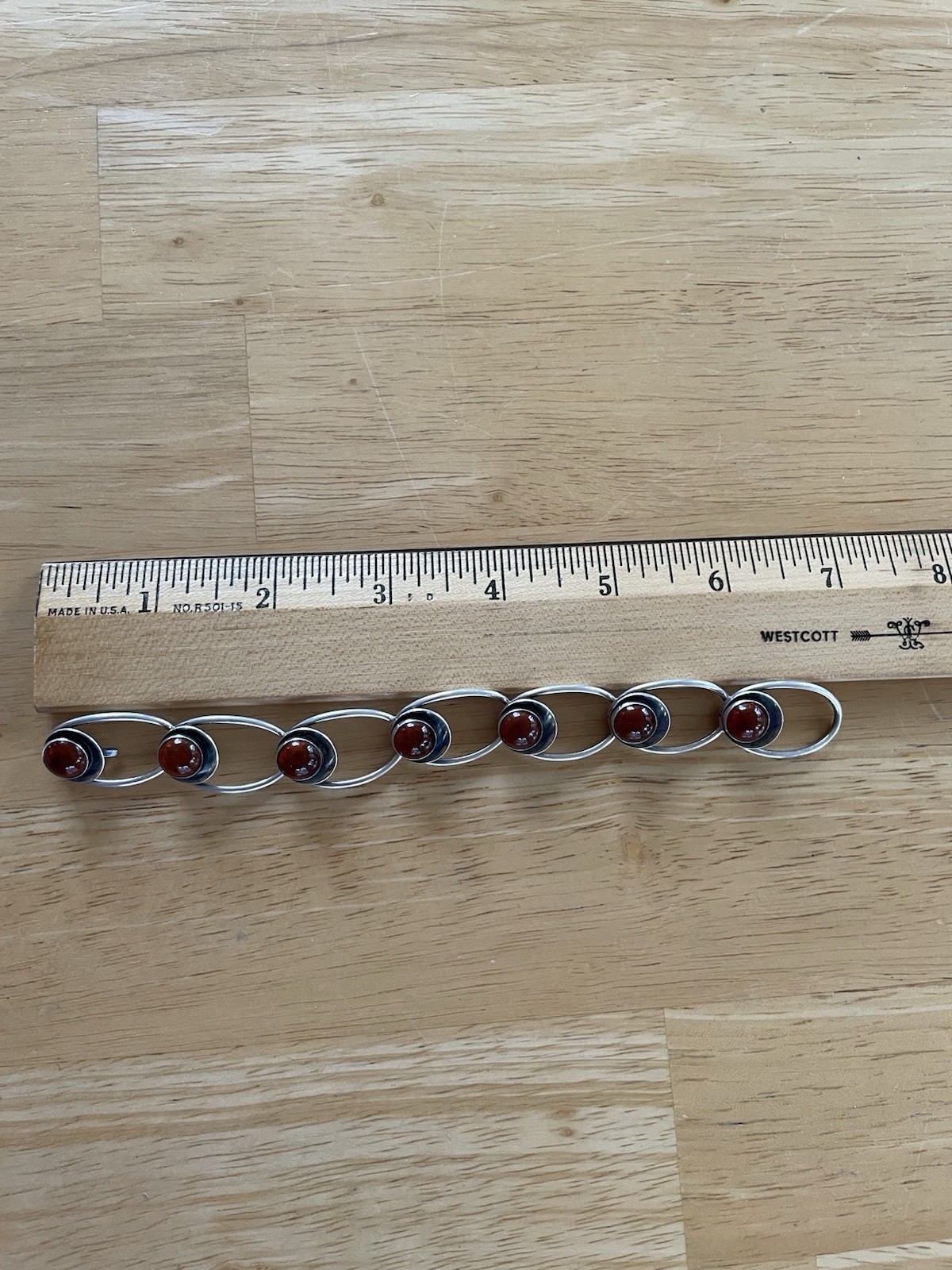 N. E. From Denmark Bernstein Armband Armkette silber 925