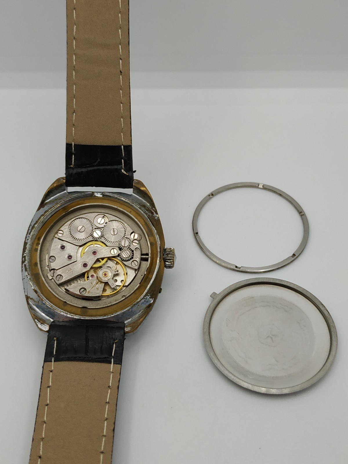 Men’s Dress Vintage Watch SLAVA Retro USSR Mechanical SERVICED Soviet Union ☭
