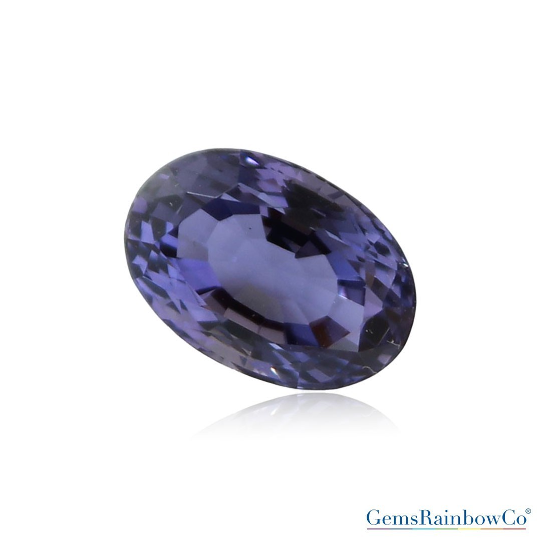 Natural Blue Iolite Oval 12x9mm Rare and Exclusive Loose Gemstone 5 Ct,