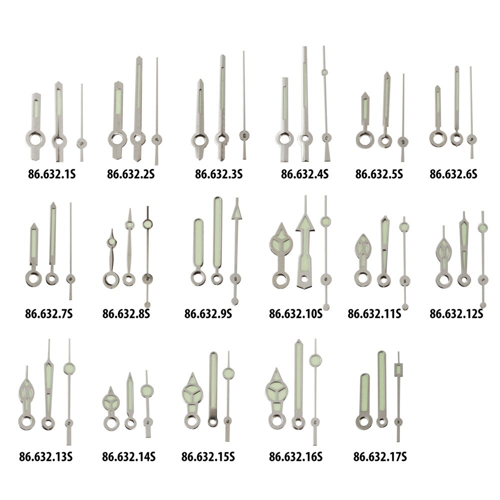 Luminous Watch Hands Pins 1.2/0.7/0.2mm Hole Assortment for Watchmaker Repairing