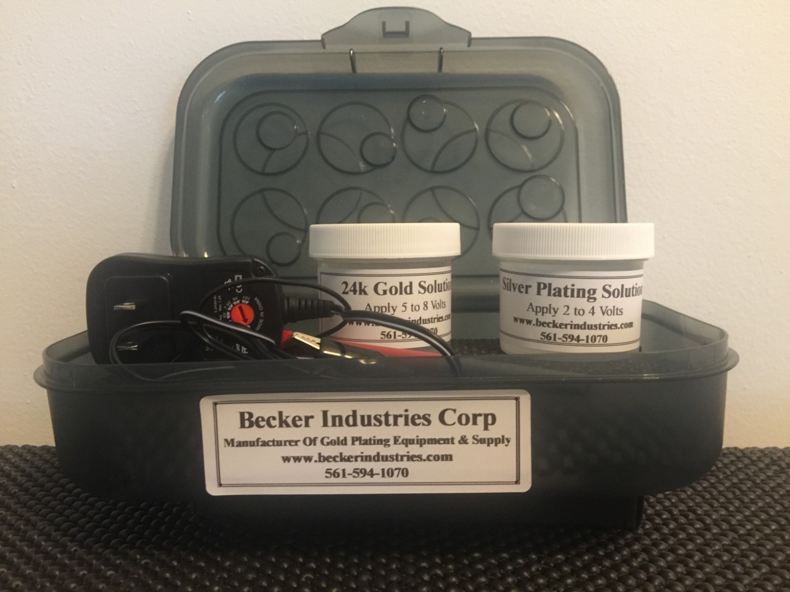 14kt Gold Plating Machine, kit, Gold and Rose Gold, 2 in 1 unit
