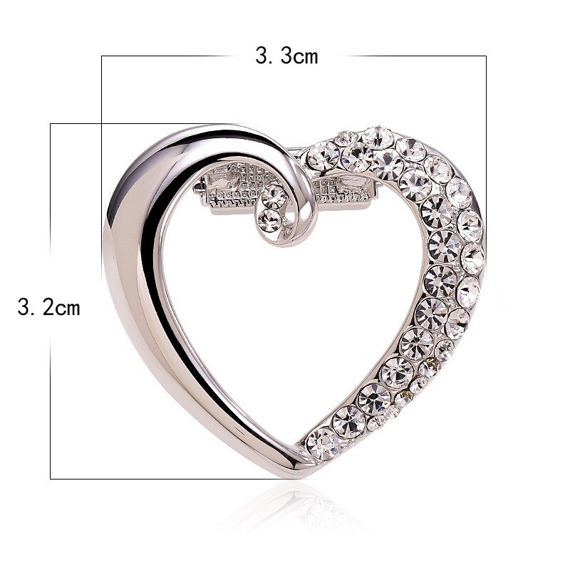 Scarf Pin Corsage Dual-Use Clothes Flower Brooch Fashion Silk Hem Accessories