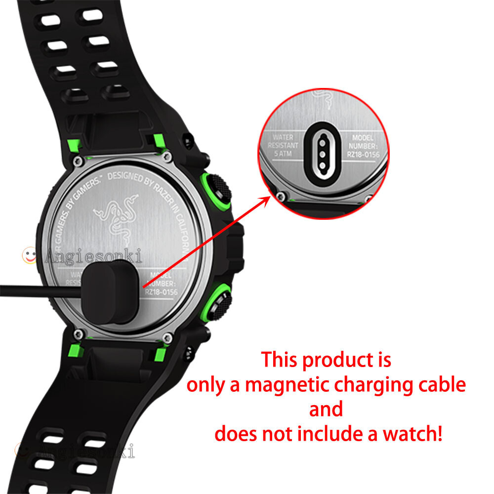 Charging Via Magnetic Proprietary USB Cable for Razer Nabu Watch RZ18-0156