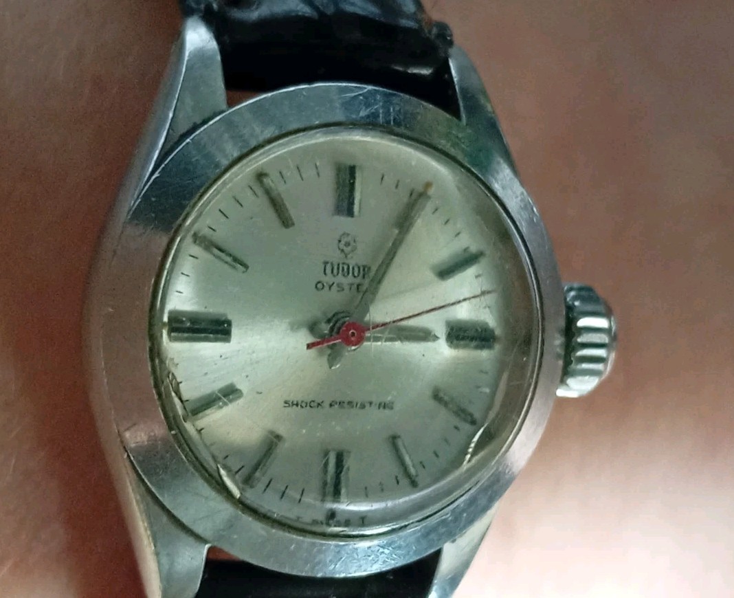Tudor Princess Watch Red Seconds Arm 1958