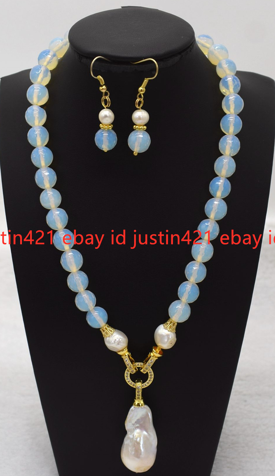 6/8/10/12mm Faceted Beads White Keshi Baroque Pearl Pendant Necklace Earrings