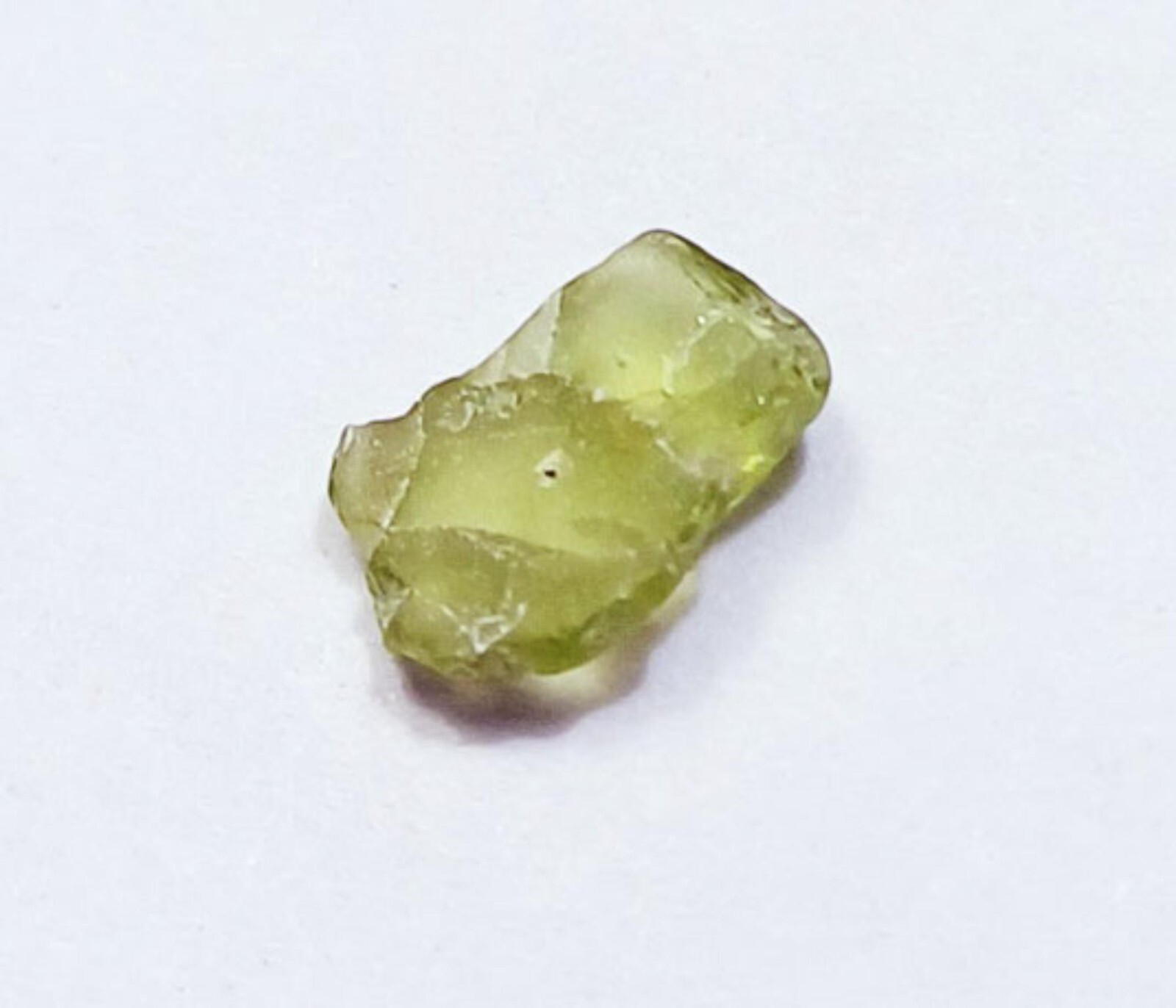 Natural Peridot Rough 1.55 Ct Certified Loose Gemstone With Free Gift