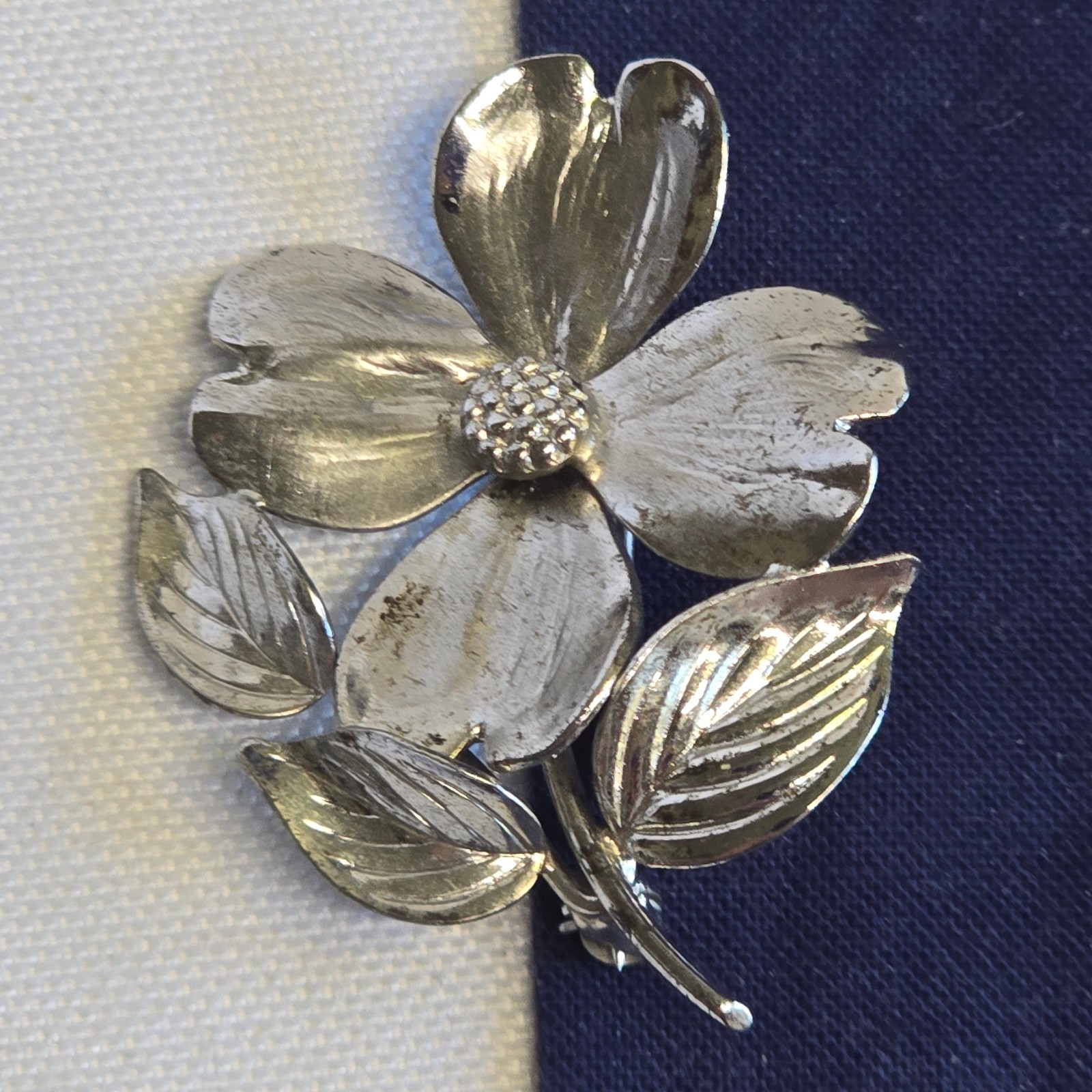 Sterling Silver Floral Brooch 5.92g Fine Jewelry Flower Scatter Pin