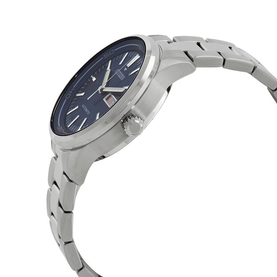 new Citizen Ø42mm automatic mechanical NH8400-87L Blue Dial see thru case back