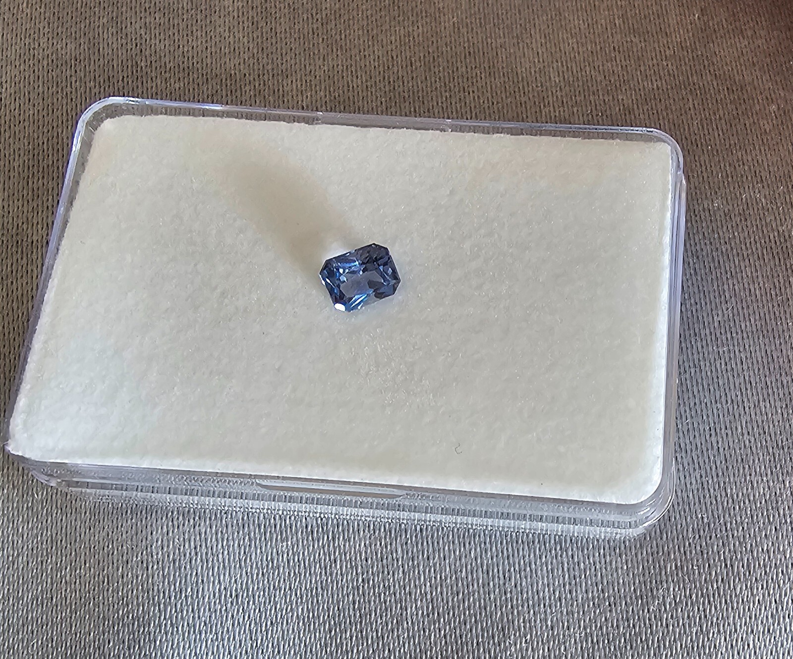 Blue Sapphire Ceylon Radiant cut