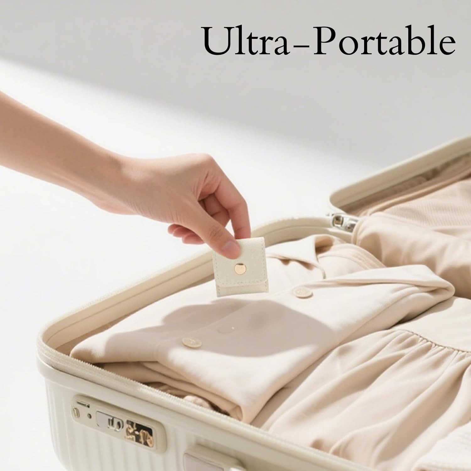 Mini Travel Jewelry Bag Velvet Lined Foldable Multifunctional Organizer
