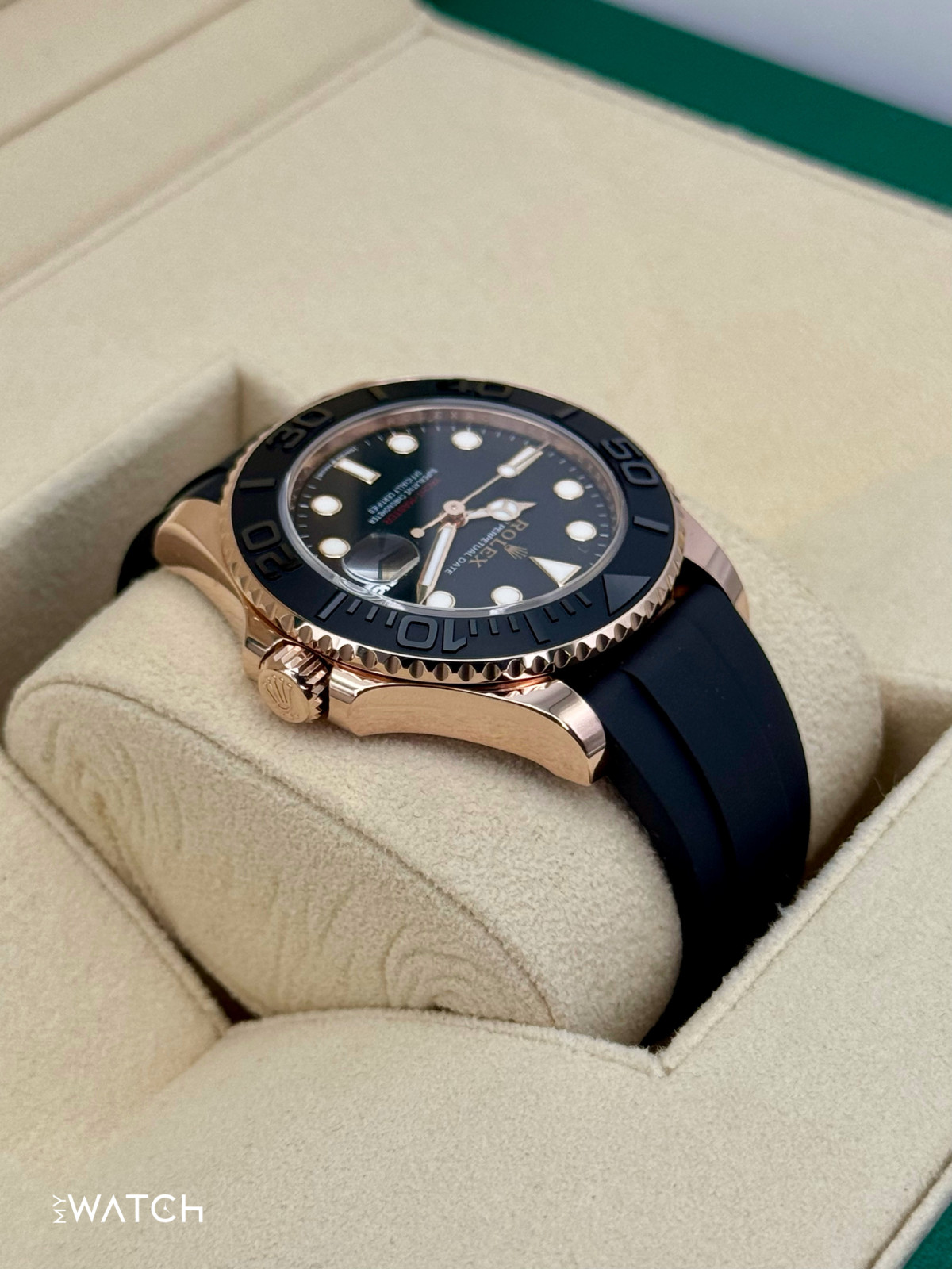 NEW 2025 Rolex Yacht-Master 37mm 268655 Rose Gold Black Dial