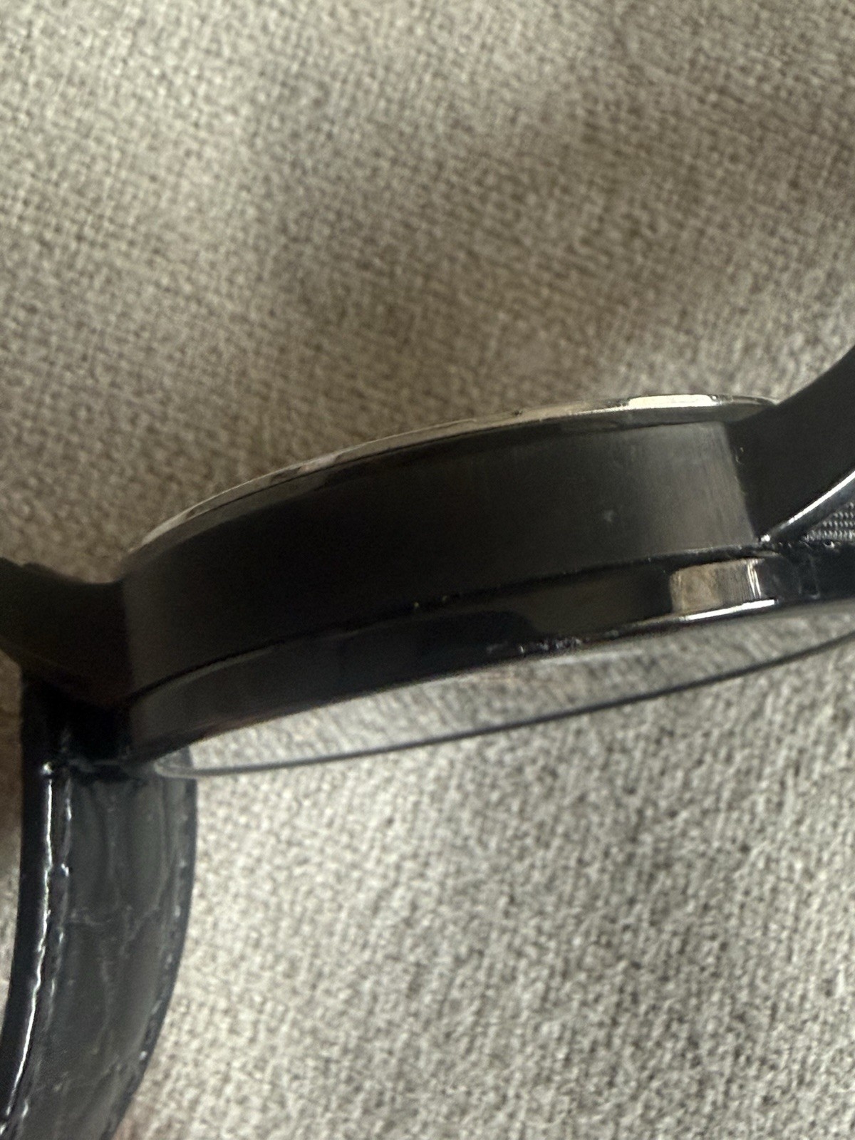 Bulova Harley Davidson Men’s Quartz Black Dial Leather Strap Watch 78B153