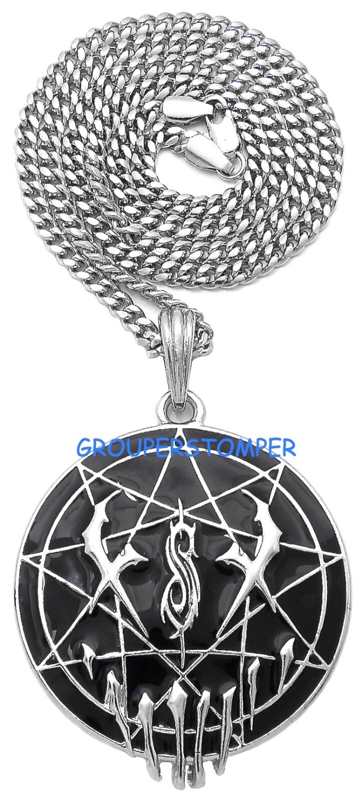 Slipknot Pendant with 24 or 30 Inch Long Necklace Mushroomhead