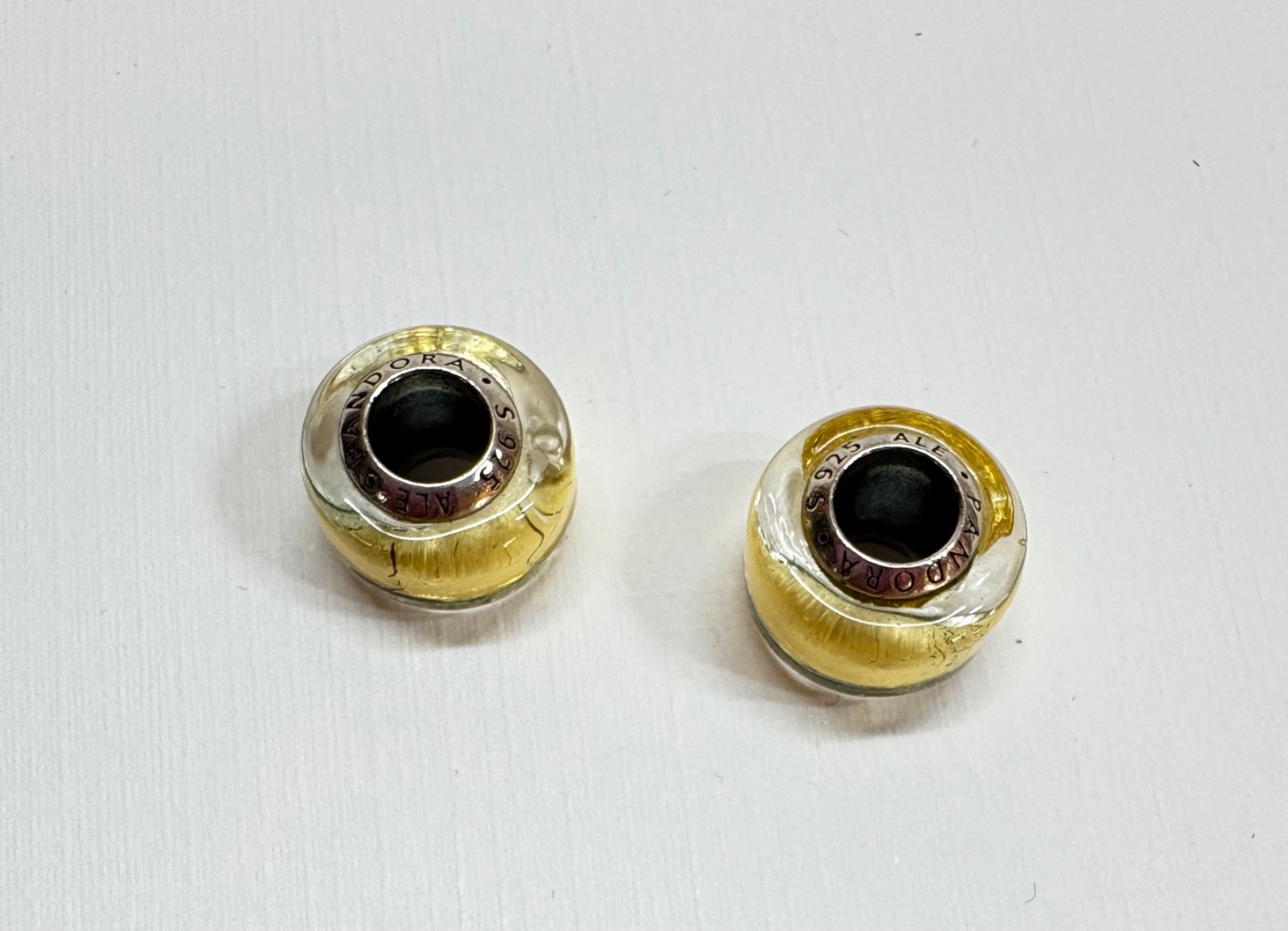 Pandora Murano Gold Charms