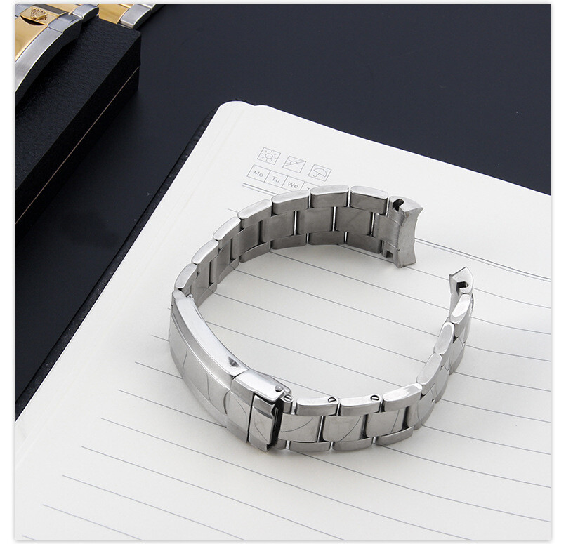 316 Solid Stainless Steel Watch Band Strap Mens Luxury metal Bracelet 20 21mm