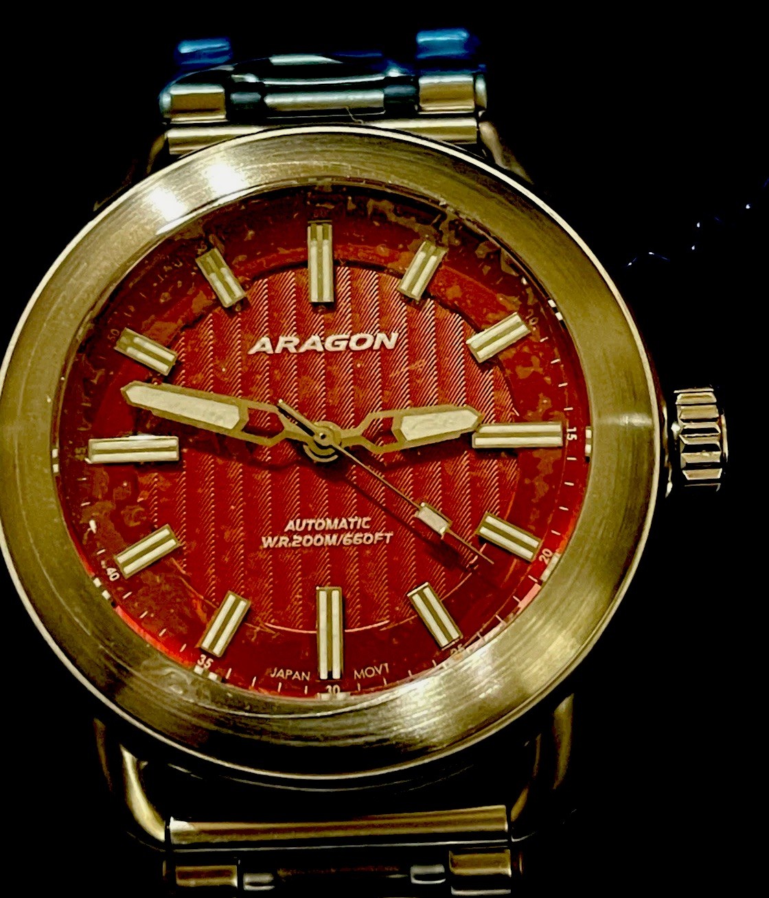 Aragon A548RED Millipede EVO NH35 50mm