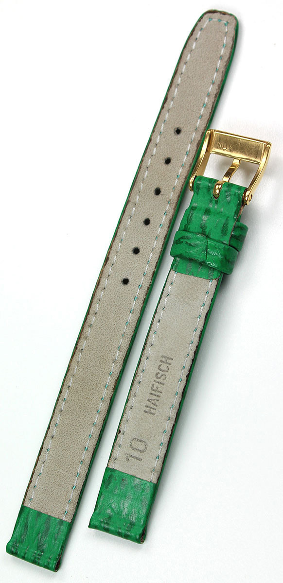 10mm Real Shark leather Band made Germany Graf Green Watch Strap