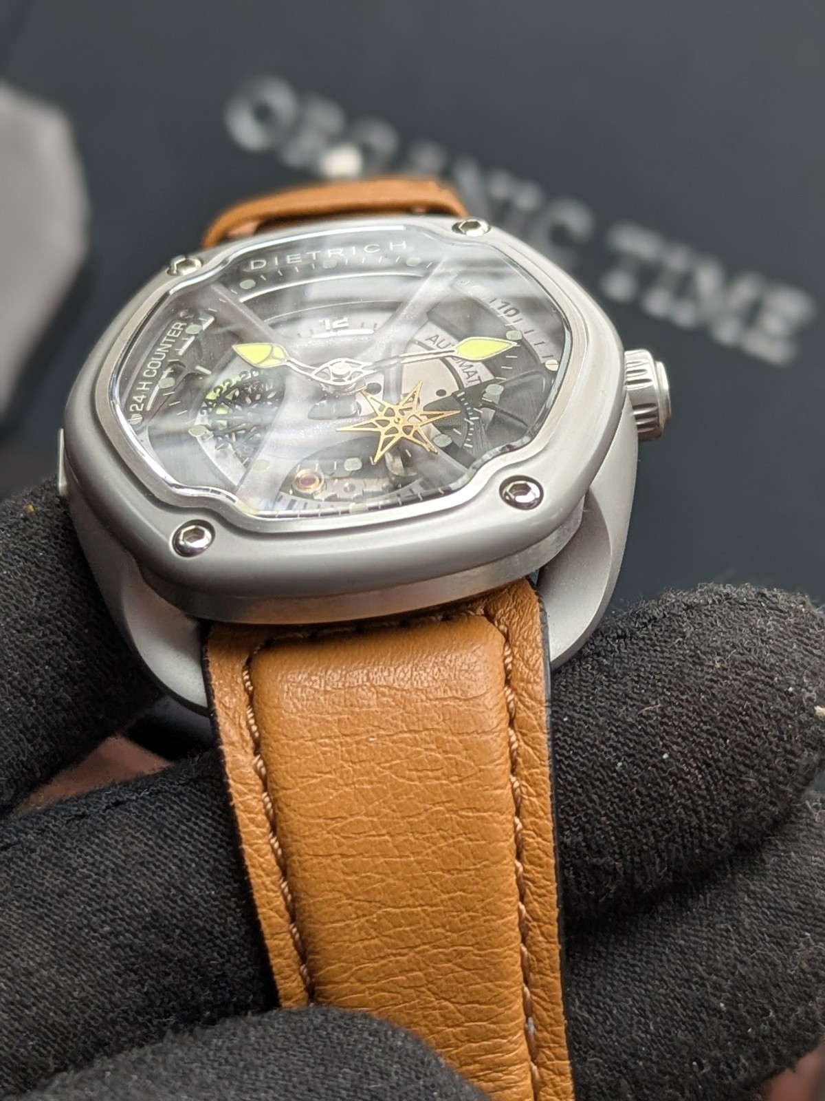 Dietrich OT3 Organic Time Mechanical Automatic Multi Layer Dial Partial Skeleton