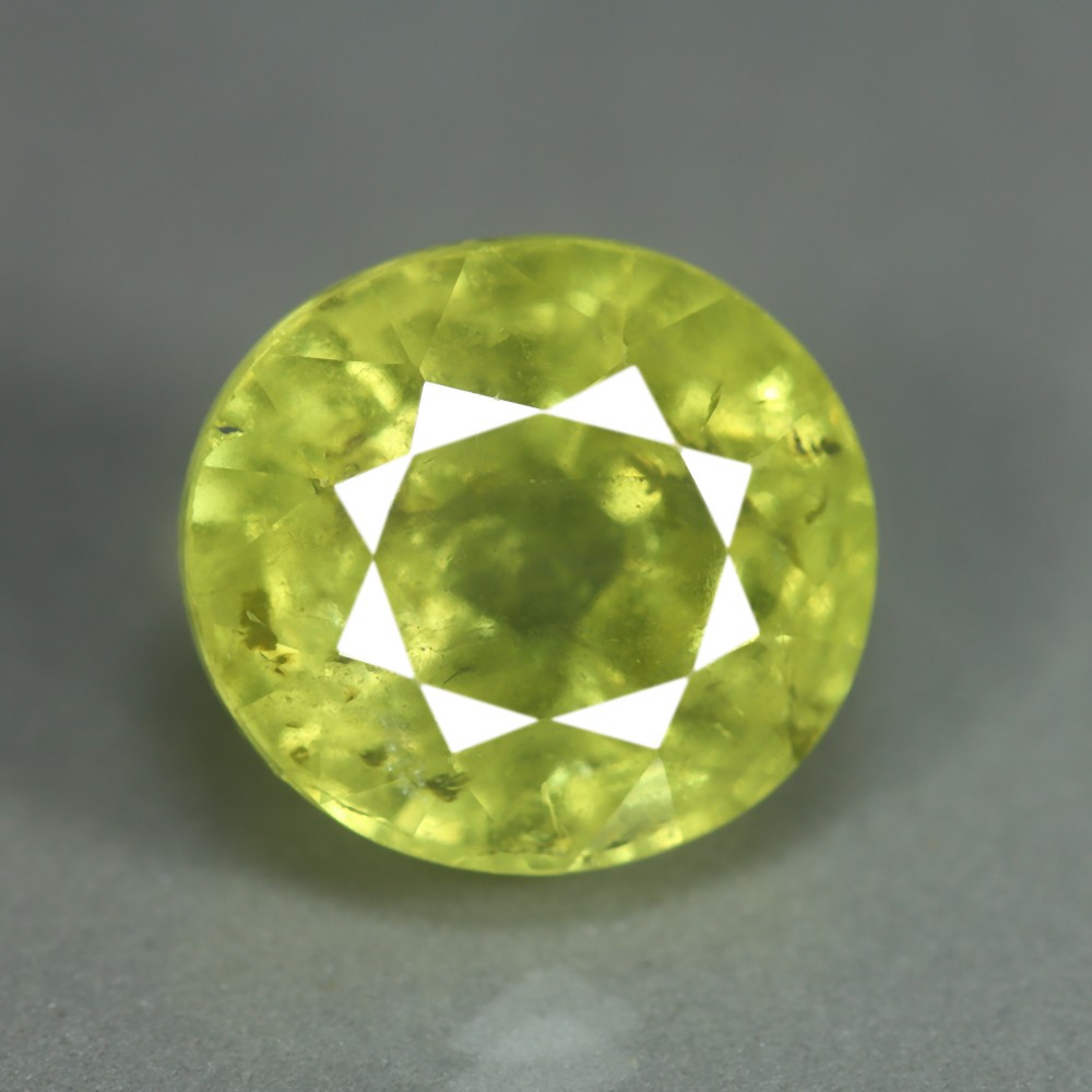 5.67 Cts_Loose Gemstone_100 % Natural Unheated Yellowish Green Mali Garnet