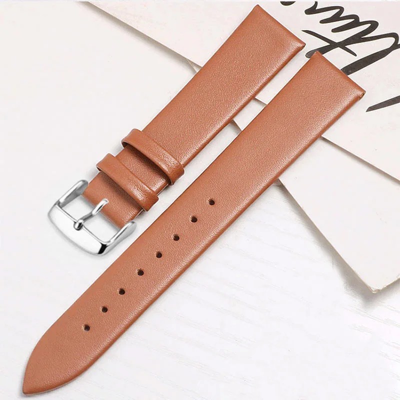 Genuine Calf Leather Watch Band 12mm 14mm 16mm 18mm 20mm 22mm Strap
