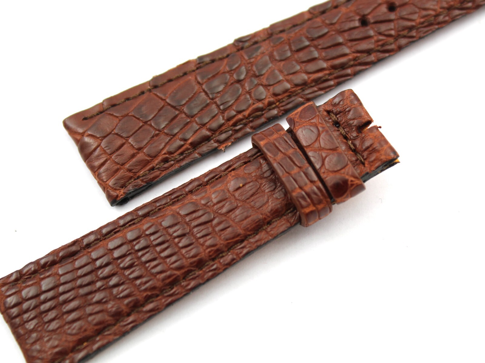Genuine Brown Coconut Leather Strap 20/16mm Luxury Leather Accessories Watches New