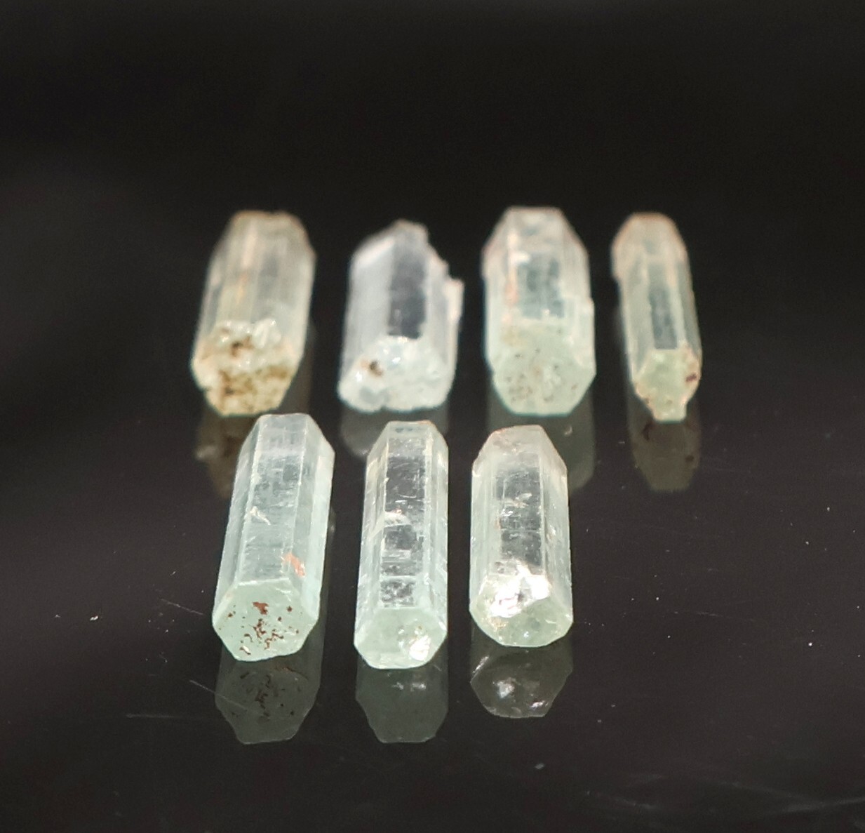 Raw Blue Aquamarine Pencil Rough Lot, March Birthstone, Blue Aquamarine Rough