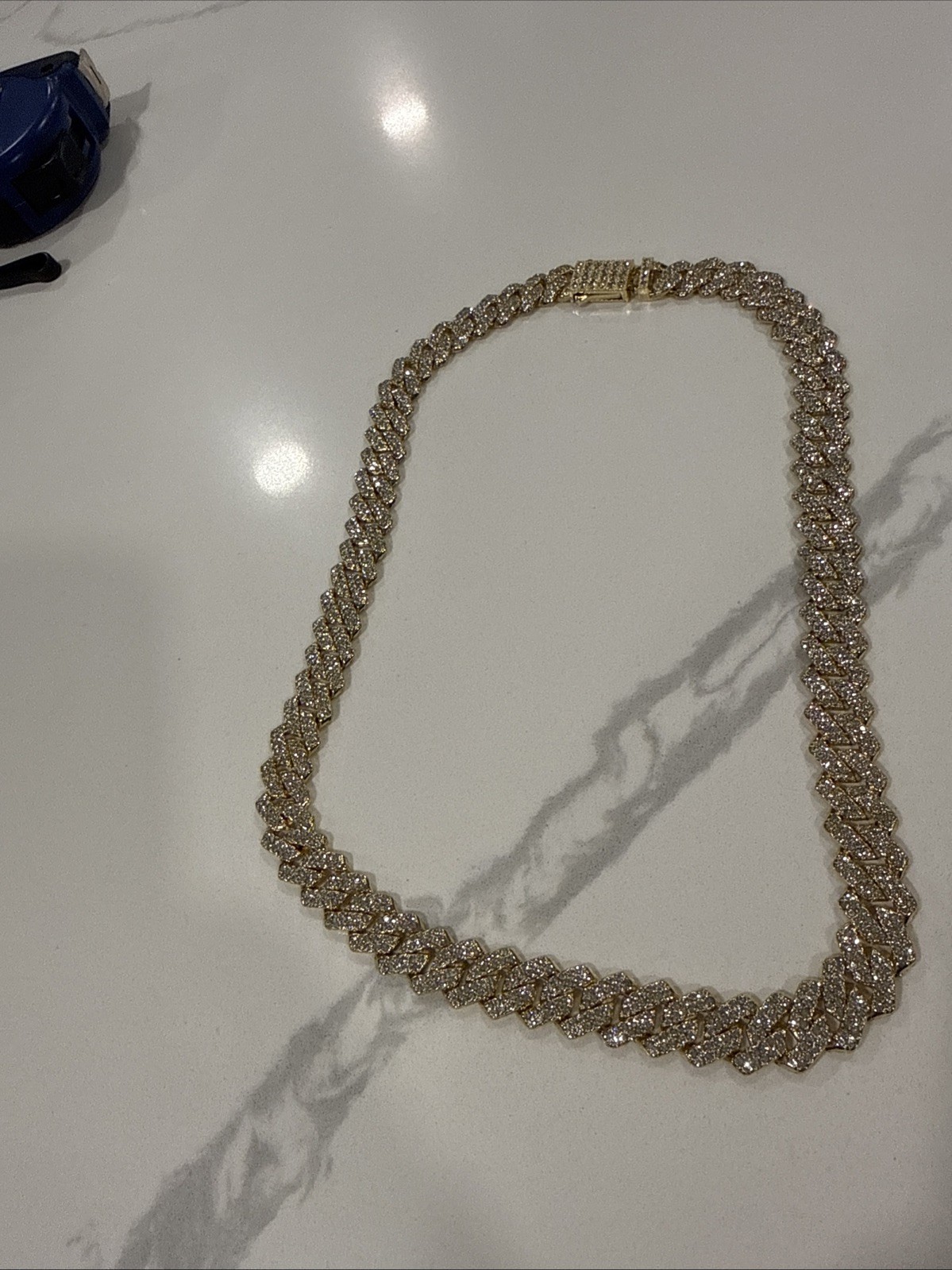 gold plated over bronze necklace men